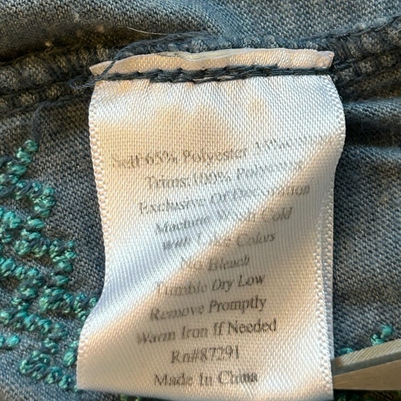 JOHNNY WAS embroidered shirt / 
Top  SMALL - Picture 7 of 9